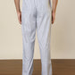 Sleepz Men White Regular Fit Printed Pyjama