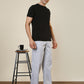 Sleepz Men White Regular Fit Printed Pyjama