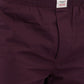 Sleepz Men Maroon Solid Regular Fit Cotton Pyjama