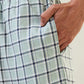 Sleepz Men Green Regular Fit Checks Pyjama