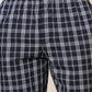 Sleepz Men Blue Regular Fit Checks Pyjama