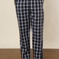 Sleepz Men Blue Regular Fit Checks Pyjama