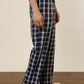 Sleepz Men Blue Regular Fit Checks Pyjama