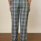 Sleepz Men Green Regular Fit Checks Pyjama