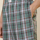 Sleepz Men Green Regular Fit Checks Pyjama