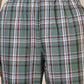 Sleepz Men Green Regular Fit Checks Pyjama