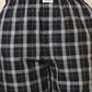 Sleepz Men Black Checks Regular Fit Cotton Pyjama