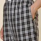 Sleepz Men Brown Regular Fit Checks Pyjama