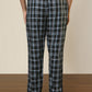 Sleepz Men Green Regular Fit Checks Pyjama