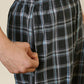 Sleepz Men Green Regular Fit Checks Pyjama