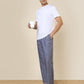 Sleepz Men Grey Printed Regular Fit Cotton Pyjama