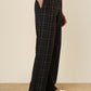 Sleepz Men Black Regular Fit Checks Pyjama