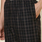 Sleepz Men Black Regular Fit Checks Pyjama