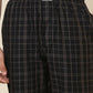 Sleepz Men Black Regular Fit Checks Pyjama