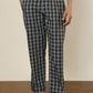 Sleepz Men Green Regular Fit Checks Pyjama