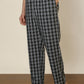 Sleepz Men Green Regular Fit Checks Pyjama