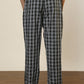 Sleepz Men Green Regular Fit Checks Pyjama