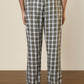 Sleepz Men Green Regular Fit Checks Pyjama
