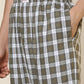 Sleepz Men Green Regular Fit Checks Pyjama