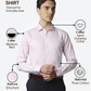 Park Avenue Men Pink Slim Fit Structure Formal Shirt