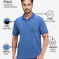 Raymond Blue Print Modern Fit Half Sleeve Cotton T-Shirt