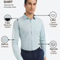 Raymond Men Grey Slim Fit Checks Formal Shirt