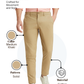 Colorplus Men Khaki Nuvo Fit Printed Trouser
