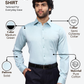 Raymond Men Green Slim Fit Solid Formal Shirt