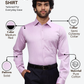 Raymond Men Pink Slim Fit Solid Formal Shirt