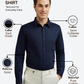 Raymond Men Purple Slim Fit Solid Formal Shirt