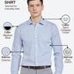 Park Avenue Men Blue Slim Fit Checks Formal Shirt