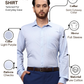 Park Avenue Men Blue Slim Fit Checks Formal Shirt