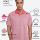 Colorplus Men Red Regular Fit Printed Polo Neck Collar T-Shirt
