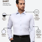 Raymond Men Blue Slim Fit Dobby Formal Shirt