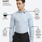 Raymond Men Blue Slim Fit Checks Formal Shirt