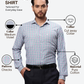 Park Avenue Men Purple Slim Fit Checks Casual Shirt