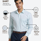 Park Avenue Men Blue Slim Fit Checks Formal Shirt
