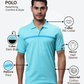 Park Avenue Men Green Slim Fit Printed Polo Neck Collar T-Shirt