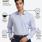 Park Avenue Men Violet Slim Fit Checks Formal Shirt