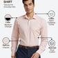 Park Avenue Men Orange Slim Fit Checks Formal Shirt