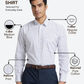 Raymond Men White Slim Fit Printed Casual Shirt