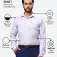 Park Avenue Men Violet Slim Fit Checks Formal Shirt