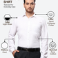 Raymond Men Blue Slim Fit Printed Formal Shirt