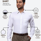Raymond Men Fawn Slim Fit Printed Formal Shirt