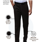 Park Avenue Men Brown Smart Fit Plain Trouser