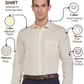 Park Avenue Men Yellow Slim Fit Printed Formal Shirt