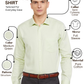 Park Avenue Men Green Slim Fit Structure Formal Shirt