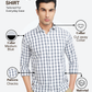 Park Avenue Men Blue Slim Fit Checks Casual Shirt