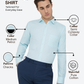 Park Avenue Men Blue Slim Fit Checks Formal Shirt
