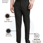 Raymond Men Brown Slim Fit Structure Trouser